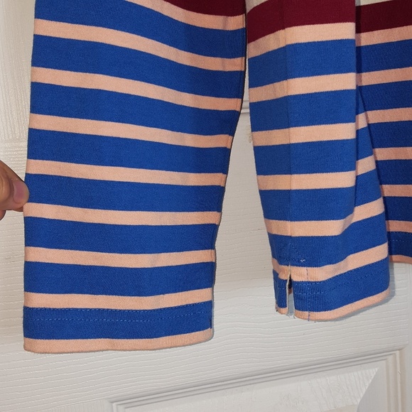 J. Crew Stripe Longsleeves Top Large - Picture 5 of 8